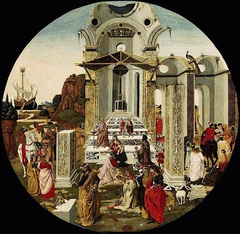 Adoration of the Magi by Raffaello Botticini