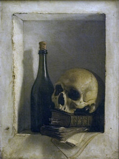 Allegory with Skull by Antoine Wiertz