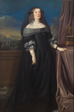 Anna de' Medici (1616-1676), Erzherzogin, Witwe nach Erzherzog Ferdinand Karl (1628-1662), Landesfürst von Tirol by Giovanni Maria Morandi