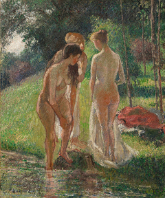 Bathing Women by Camille Pissarro