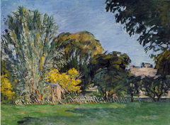 Bosquet au Jas de Bouffan by Paul Cézanne