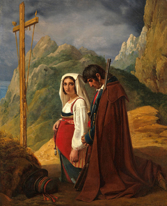 Brigand and his wife in prayer
