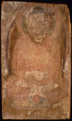 Buddha with a Halo and Flaming Body Mandorla by Anonymous