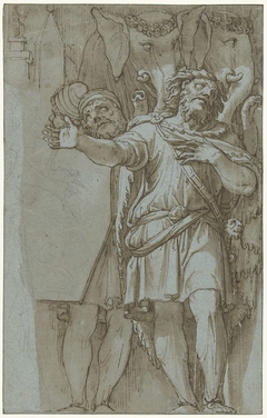 Caius Fabricius Luscinus in het kamp van Pyrrhus by Raffaellino da Reggio