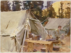 Camp at Lake O'Hara