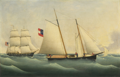Capture of the "Savannah" by the "U.S.S. Perry" by Fritz Muller