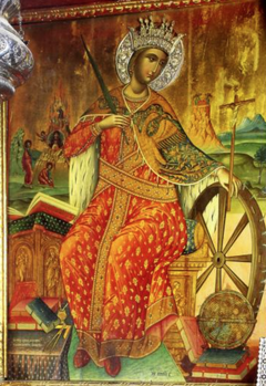 Catherine of Alexandria by Ieremias Palladas