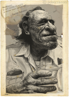 Charles Bukowski by Pol Serra