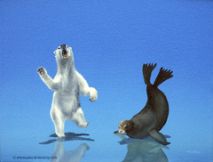 CHICKEN DANCE : THE INUIT SEAL AND DANCING BEAR - by Pascal by Pascal Lecocq