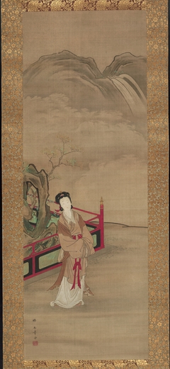 Chinese Beauty (Yang Guifei) by Katsukawa Shunshō