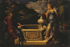 Christ and the Samaritan Woman by Benvenuto Tisi