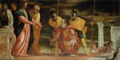 Christus und der Hauptmann von Kafarnaum by Paolo Veronese