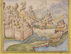 City in a Landscape by Anonymous