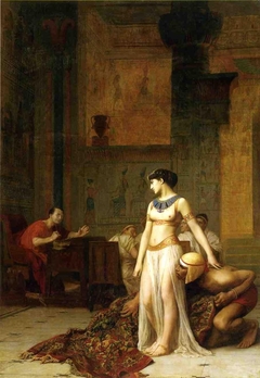 Cleopatra and Caesar by Jean-Léon Gérôme