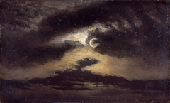 Clouds in Moonlight by Knud Baade