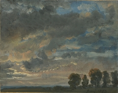 Clouds in the Evening by Johan Christian Dahl