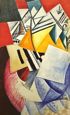 Composition with Cards by Olga Rozanova