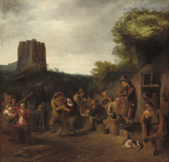 Conviviality Near the Inn by Constantijn à Renesse