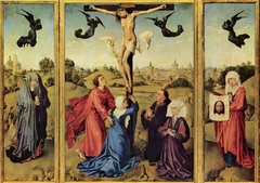 Crucifixion Triptych by Rogier van der Weyden