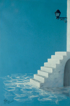 Cycladic Steps - Κυκλαδίτικα Σκαλοπάτια by Τέτη Γιαννάκου