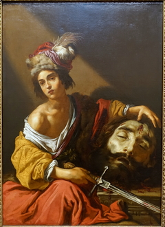 David with the Head of Goliath by Claude Vignon