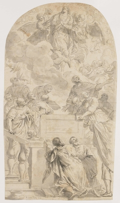 De hemelvaart van Maria by Erasmus Quellinus II