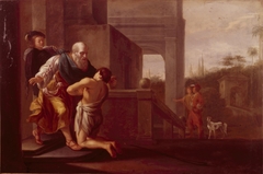 De terugkeer van de verloren zoon by Abraham van Cuylenborch