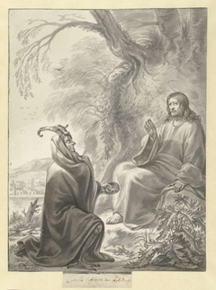 De verzoeking van Christus by Cornelis Saftleven