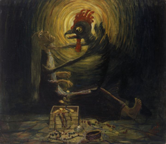 Death of the miser by Aleksander Promet