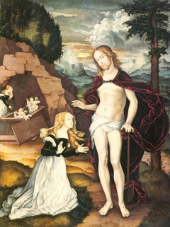 Die Erscheinung des Auferstandenen vor Maria Magdalena by Hans Baldung Grien