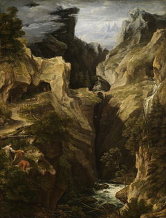 Die Via Mala in Graubünden by Joseph Anton Koch