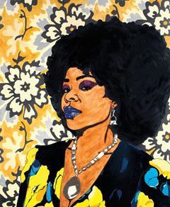 Din, une tres belle negresse#2 by Mickalene Thomas