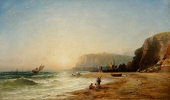 East Cliff, Hastings by James Francis Danby