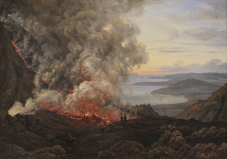 Eruption of the Volcano Vesuvius