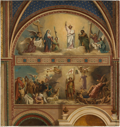 Esquisse pour l'église de Saint-Germain-des-Prés : Le Jugement Dernier by Alexandre Hesse