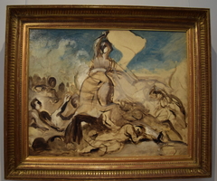 Esquisse pour La Liberté guidant le peuple by Eugène Delacroix