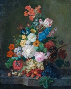 Flowers and Fruit by Gerard van Spaendonck