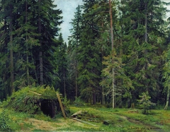 Forest lodge by Ivan Shishkin