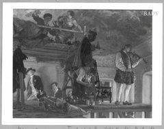 Friedrich der Große besucht den Maler Pesne