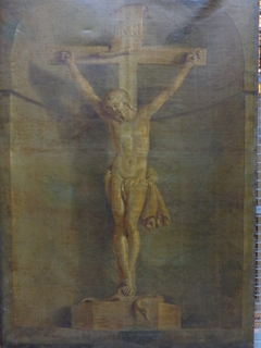 Gekruisigde Christus by Abraham van Strij