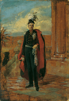 Gemäldeentwurf "Kaiser Franz I. von Österreich in preußischer Generalsuniform" by Friedrich von Amerling