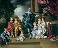 George III (1738-1820), Queen Charlotte (1744-1818) and their Six Eldest Children