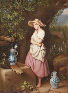 Girl at the Fountain by Caroline von der Embde