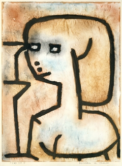 Girl in Mourning by Paul Klee