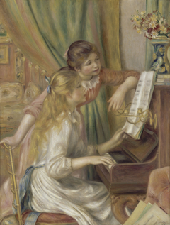 Girls at the Piano by Auguste Renoir