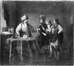 Gleichnis vom unbarmherzigen Knecht (Nachahmer) by Rembrandt