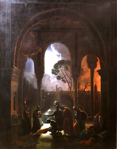 Gonzalve de Cordoue s'emparant de l' Alhambra de Grenade by Louis Nicolas Philippe Auguste de Forbin