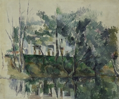 House on a River by Paul Cézanne