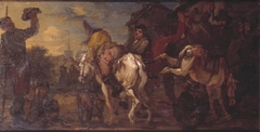 Hudibras’s First Encounter with the Bear-Baiters by Francis Le Piper