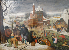 Ice Skaters by Pieter Breughel the Younger